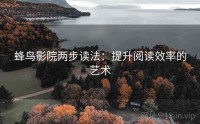 蜂鸟影院两步读法：提升阅读效率的艺术