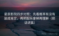 星辰影院四步对照：先看概率有没有装成肯定，再把配乐拿掉再理解（把话讲直）