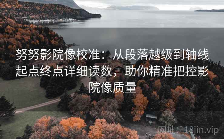 努努影院像校准：从段落越级到轴线起点终点详细读数，助你精准把控影院像质量