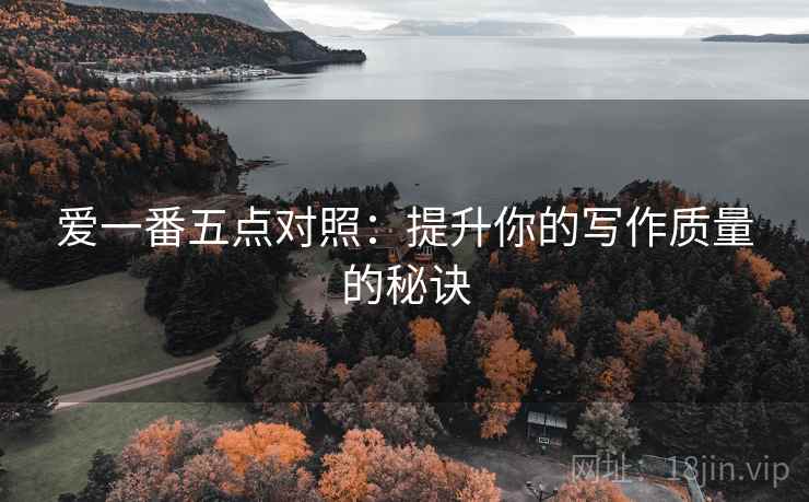 爱一番五点对照：提升你的写作质量的秘诀